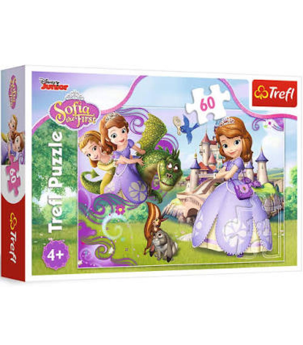 Trefl Puzzle Princess Sofia Adventures, Disney 60 Parça Puzzle