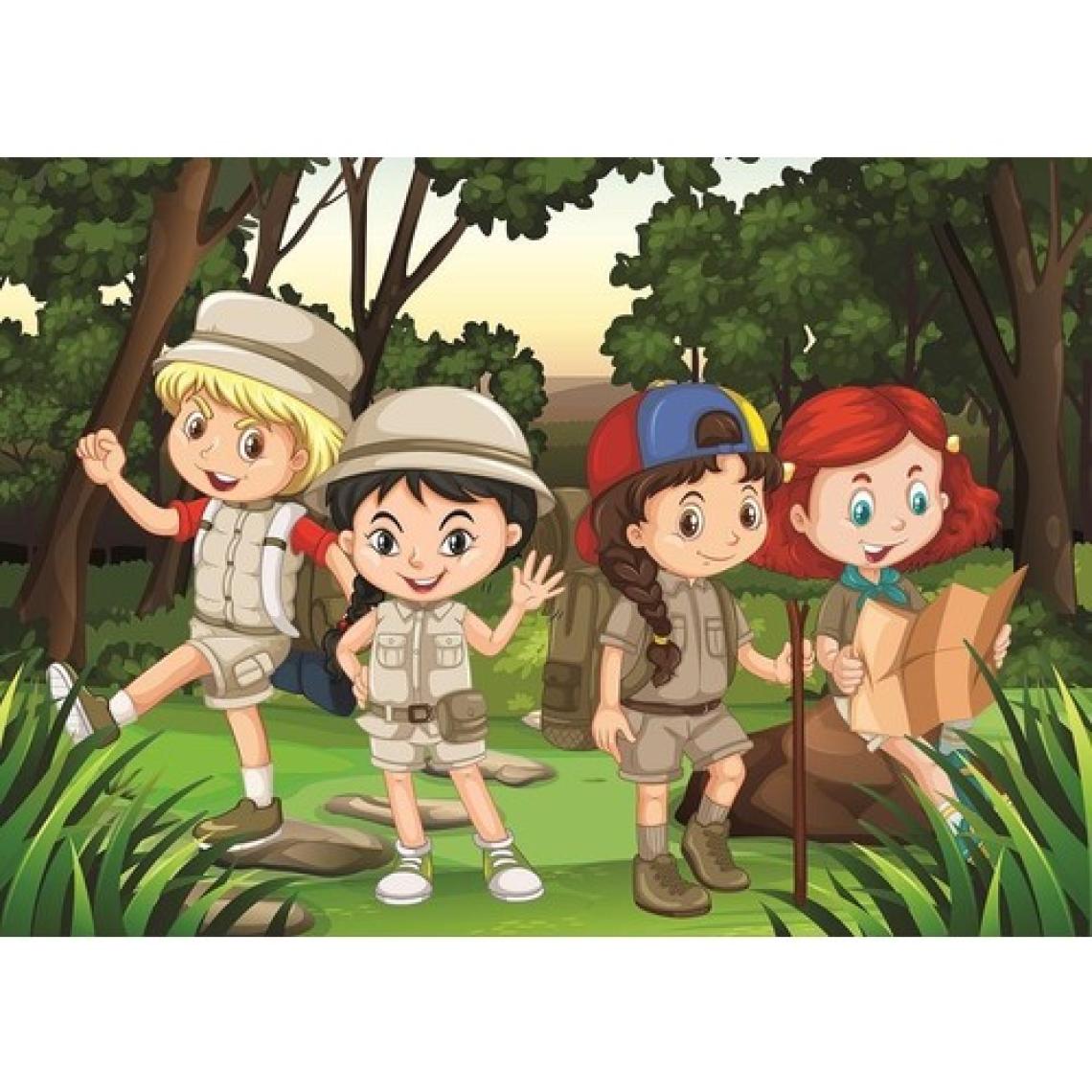 Art Çocuk Puzzle İzci Kampı 2x100 Parça Puzzle