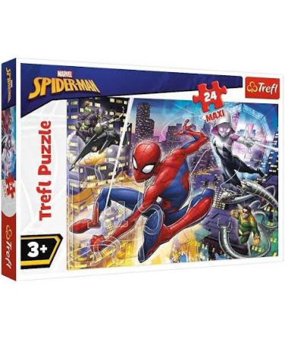 Trefl Spiderman, Fearless - 24 Parça Dev Puzzle