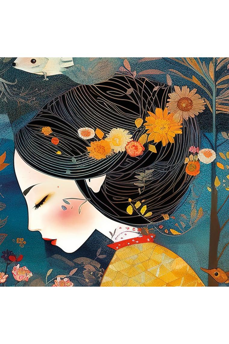 Ks Games A Woman In Red Kimono Puzzle 500 Parça 20070