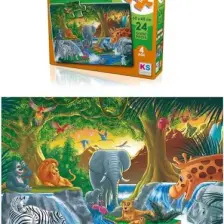 KS Games Animal In The Wild 24 Parça Jumbo Boy Puzzle
