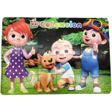 Laço Kids Cocomelon Büyük Yer Puzzle 24 Parça Çocuklar Için Eğitici Yapboz