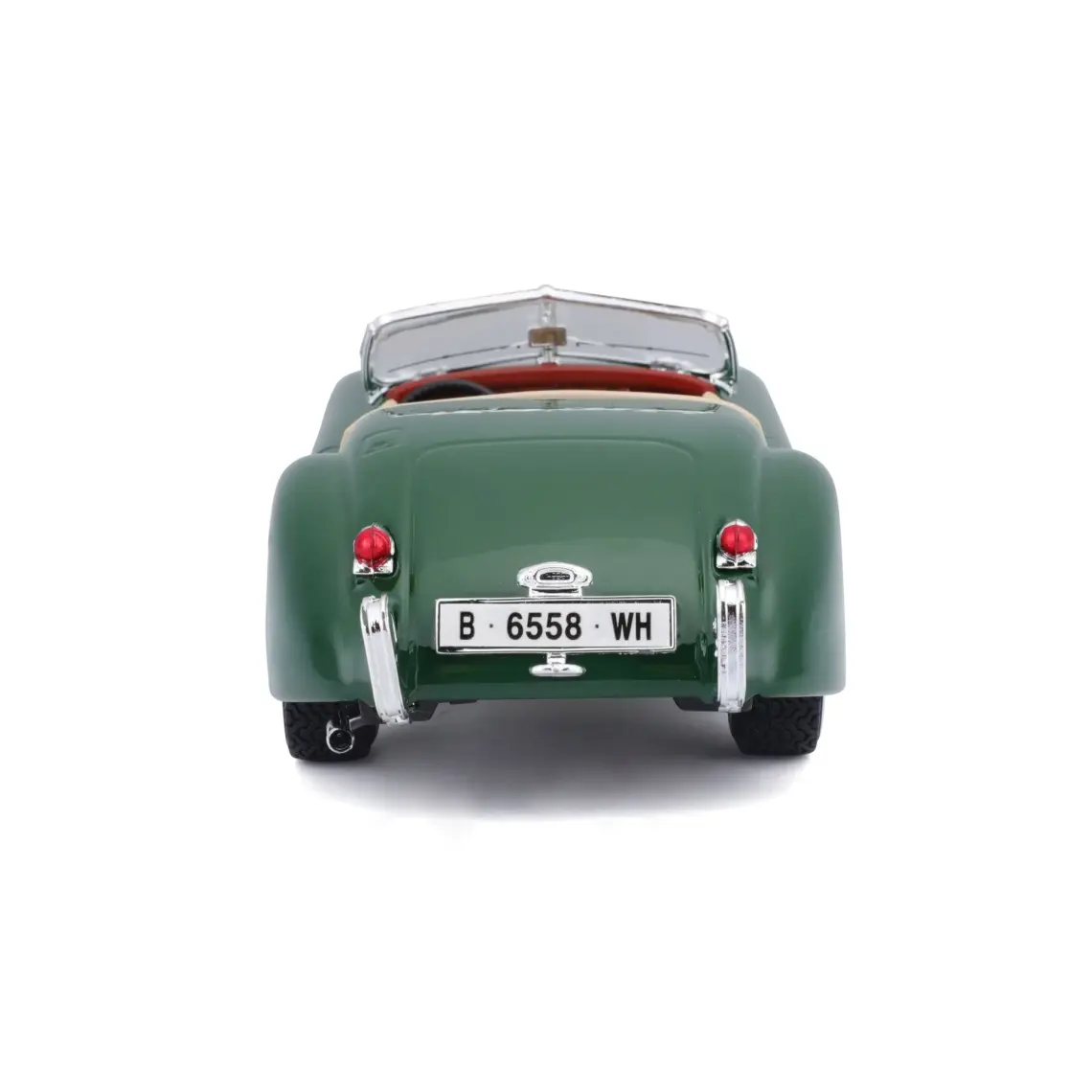 Burago 1/24 Ölçek 1951 Jaguar XK 120 Roadster Klasik Model Araba - Kırmızı