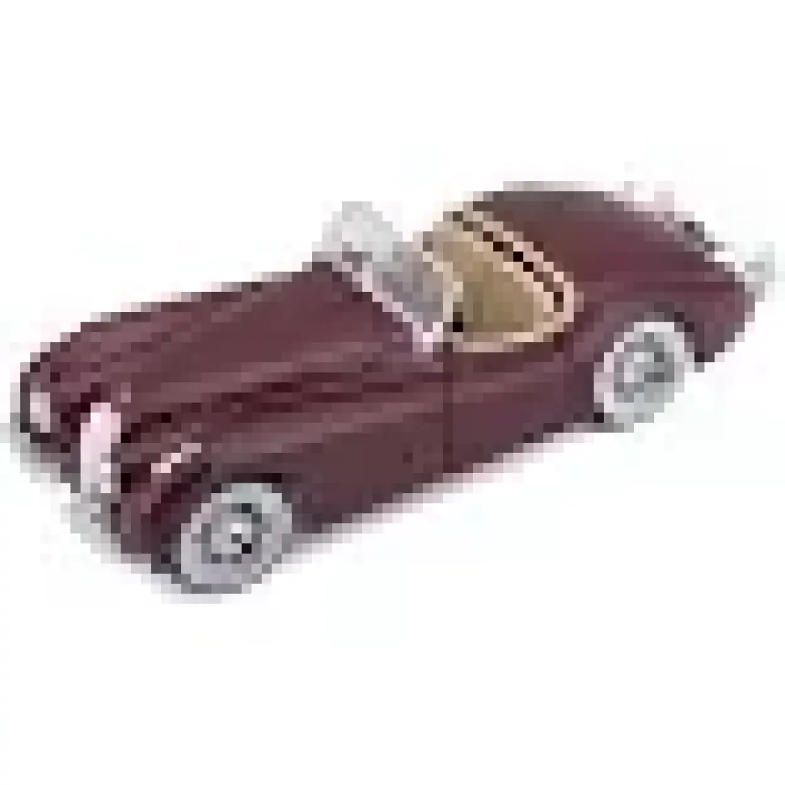 Burago 1/24 Ölçek 1951 Jaguar XK 120 Roadster Klasik Model Araba - Kırmızı