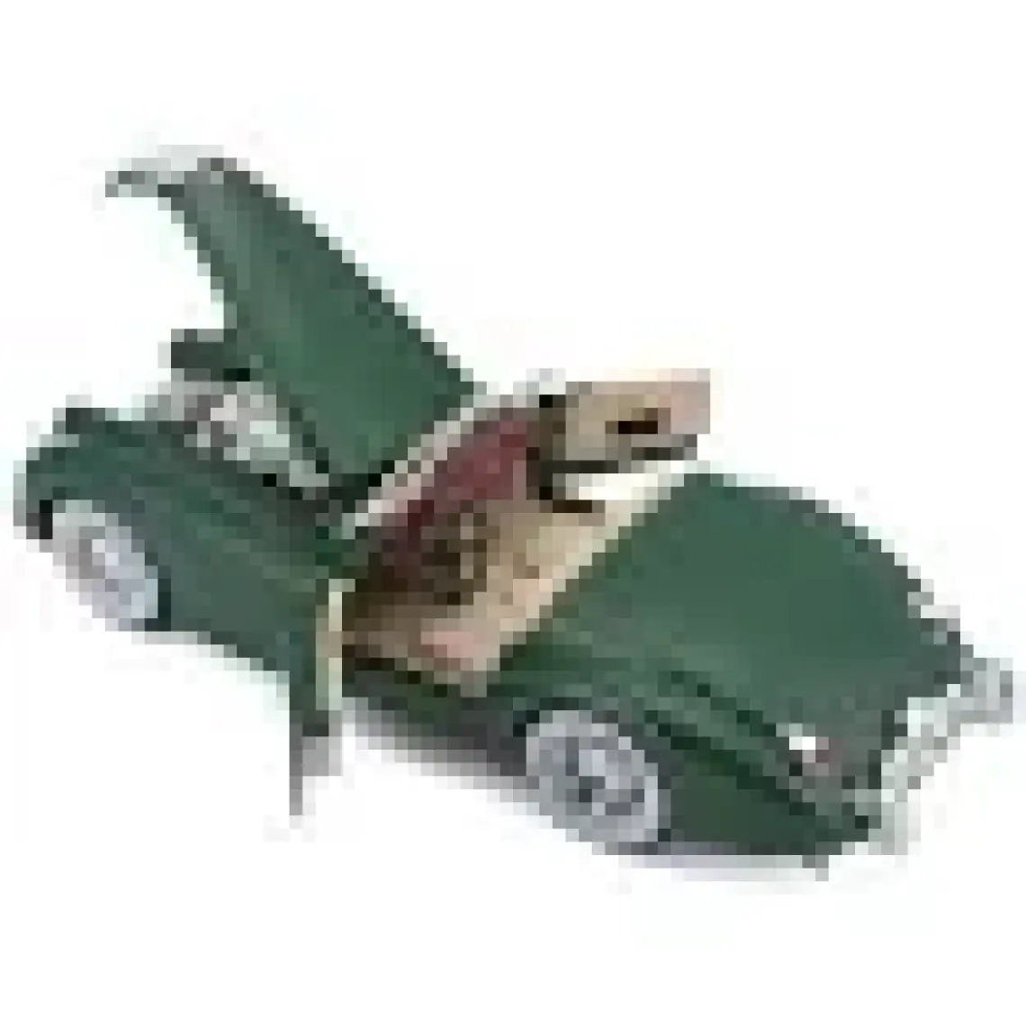 Burago 1/24 Ölçek 1951 Jaguar XK 120 Roadster Klasik Model Araba - Kırmızı