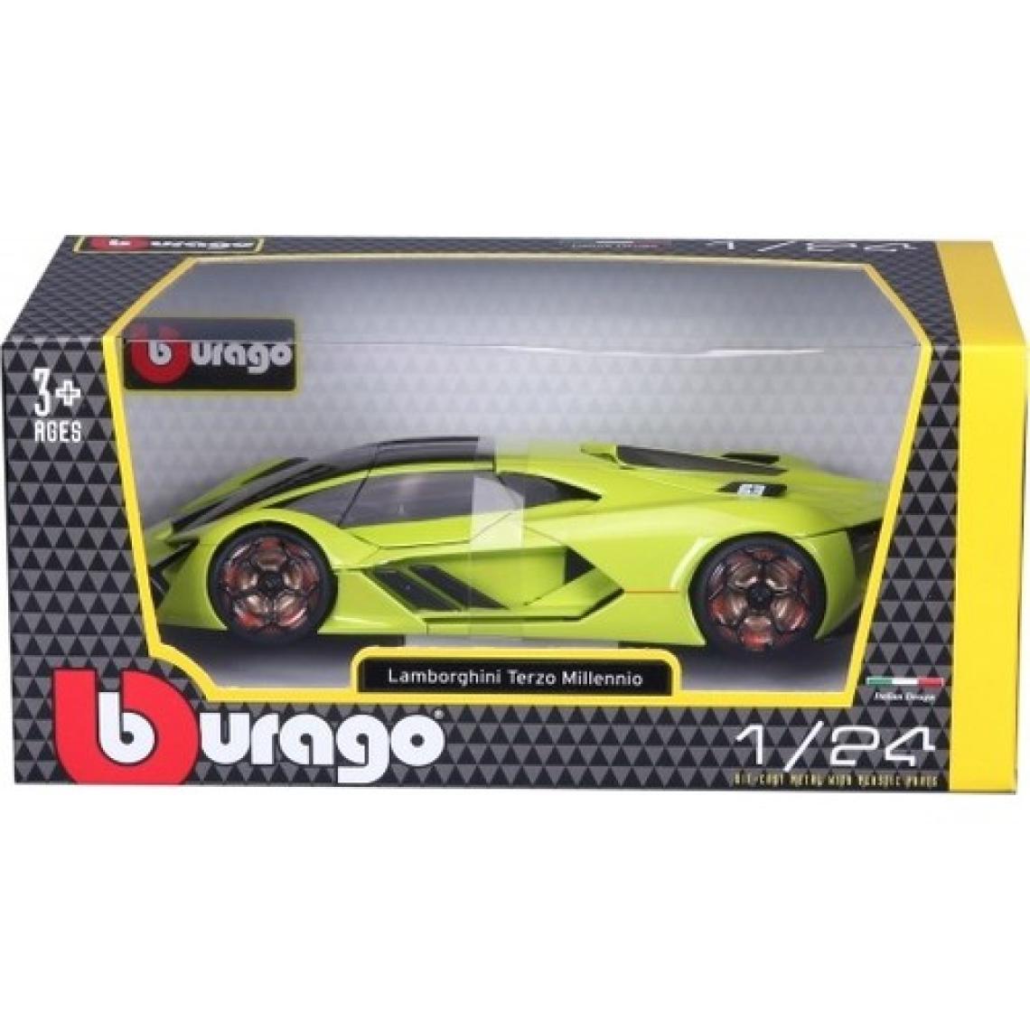 Bburago Burago 1:24 Lamborghini Terzo Millennio Yeşil Model Araba