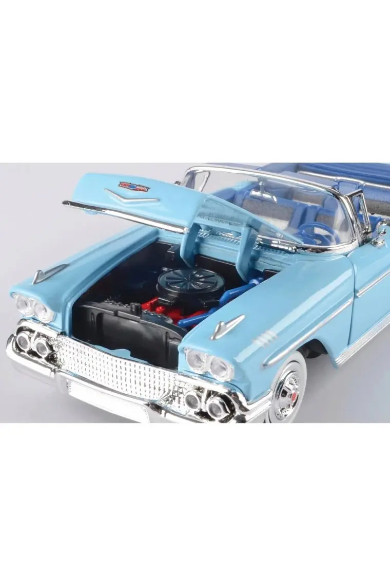 Motormax Diecast 1958 Chevy Impala 1/24 Die Cast Model Araç