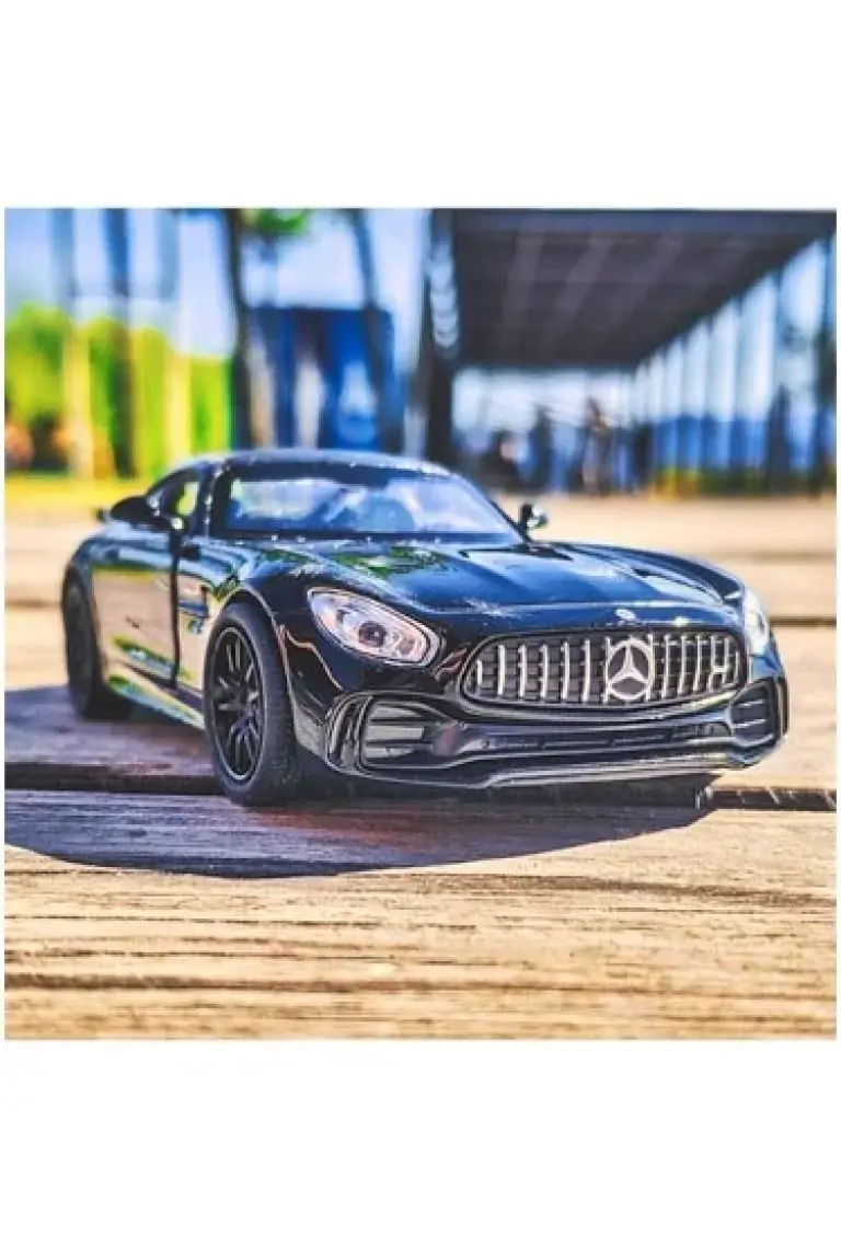 Welly Mercedes Amg Gt-R Çek Bırak Diecast Model (Beyaz)
