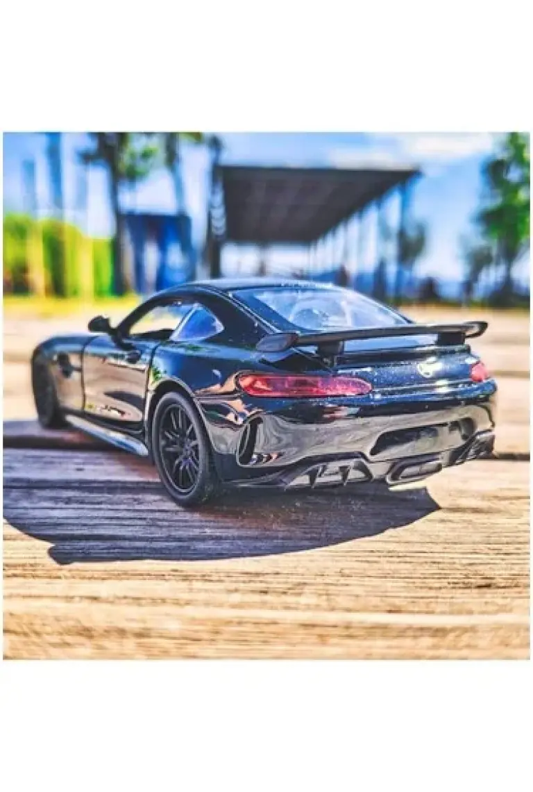 Welly Mercedes Amg Gt-R Çek Bırak Diecast Model (Beyaz)