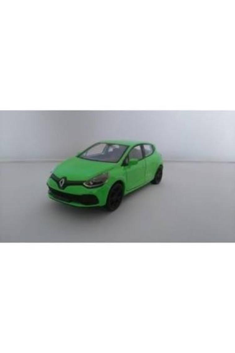 Welly 1:36 Ölçek Diecast Çek-Bırak Renault Clio Rs -Yeşil