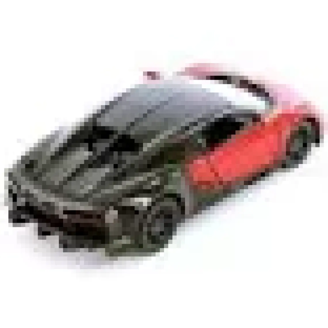 Kinsmart Bugatti Chiron Supersport 1:38 Kırmızı Çek Bırak Model Araba