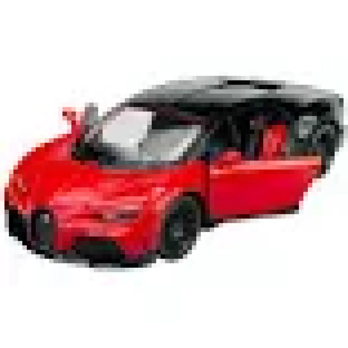 Kinsmart Bugatti Chiron Supersport 1:38 Kırmızı Çek Bırak Model Araba