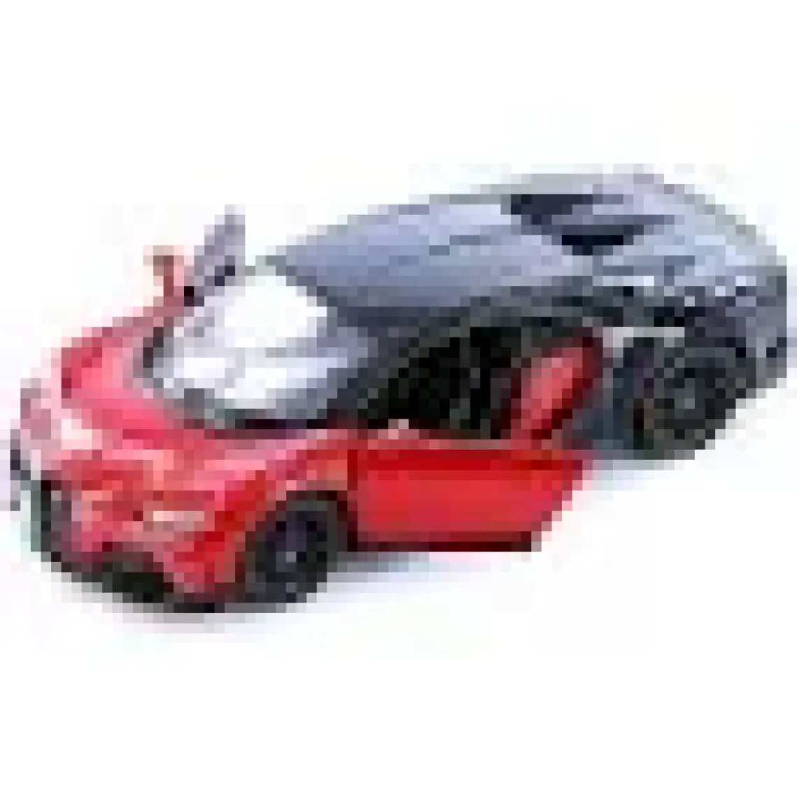 Kinsmart Bugatti Chiron Supersport 1:38 Kırmızı Çek Bırak Model Araba