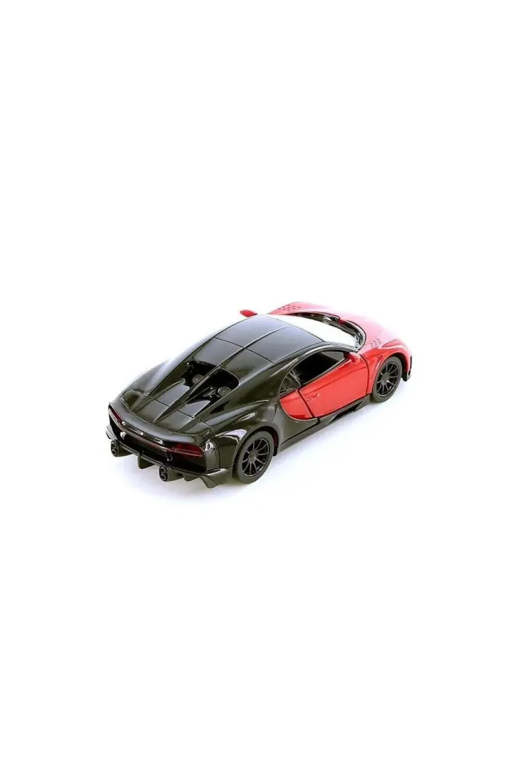 Kinsmart Bugatti Chiron Supersport 1:38 Kırmızı Çek Bırak Model Araba