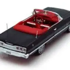Welly Chevrolet Impala 1963-1.24 Ölçek Kırmızı