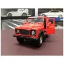 Welly Land Rover Defender Maket Çek Bırak Diecast Model Kırmızı