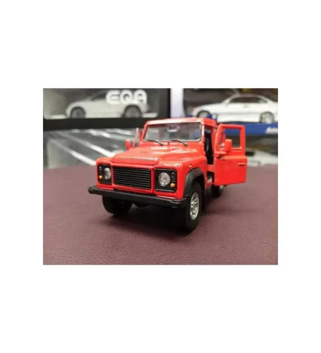Welly Land Rover Defender Maket Çek Bırak Diecast Model Kırmızı