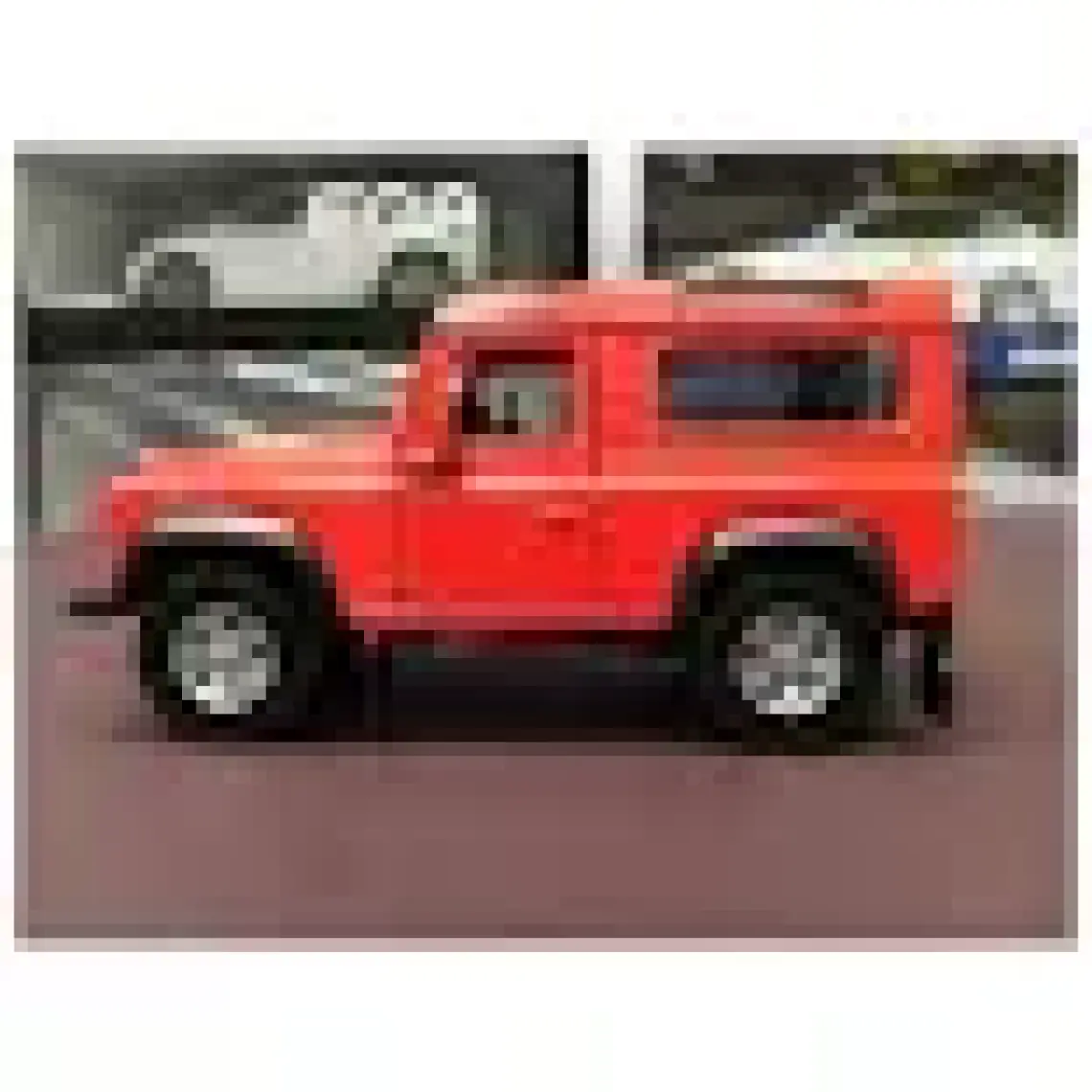 Welly Land Rover Defender Maket Çek Bırak Diecast Model Kırmızı