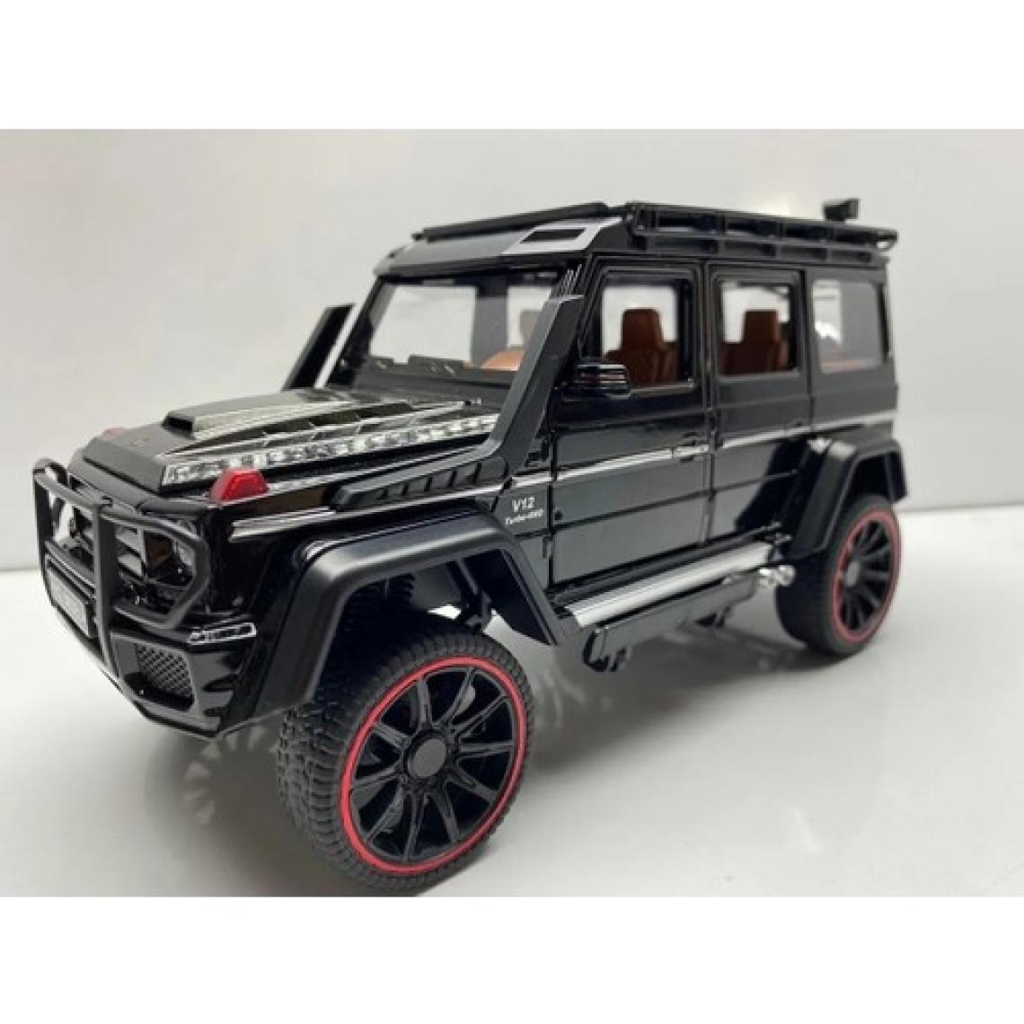 Hepsilazım Mercedes G63 Jip Diecast Koleksiyon Metal Model Oyuncak Araba 23 cm Sesli Işıklı Kaput Bagaj Kapılar Açılır Jeep