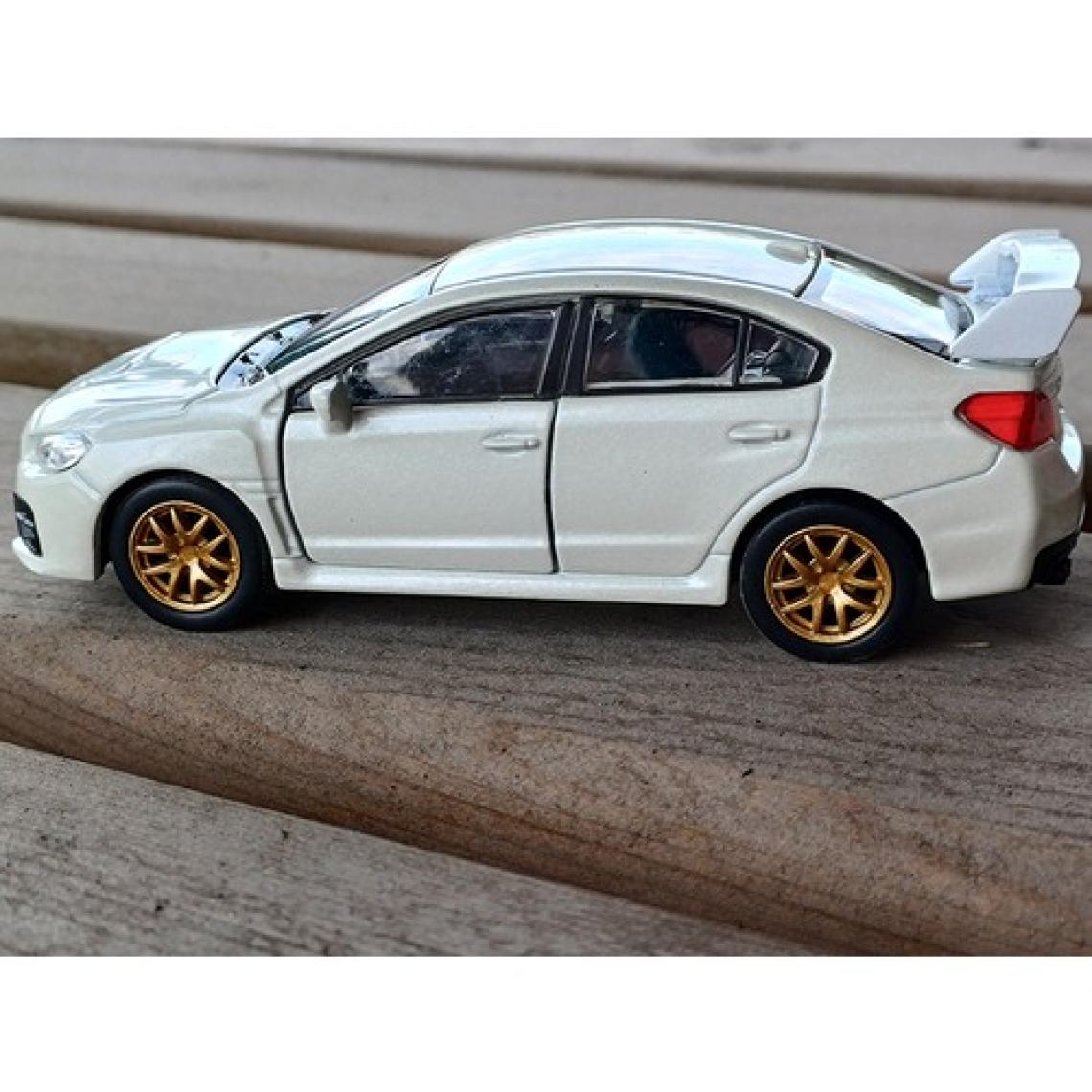 Welly Lisanslı Subaru Wrz Stı Çek Bırak Model Metal Araba (1:34) 43693D