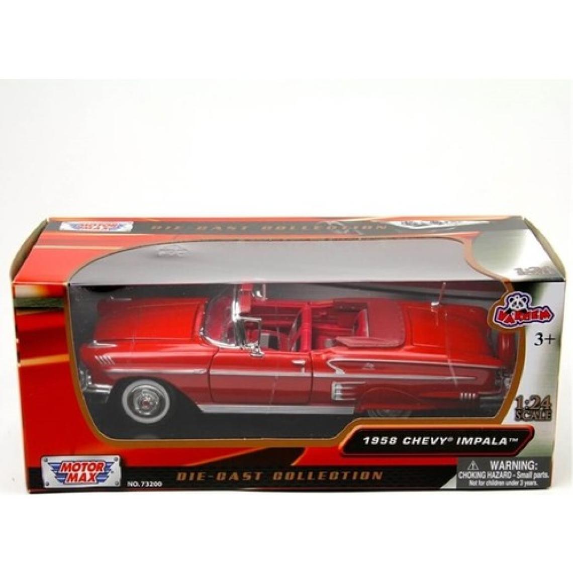Vardem Motormax 1:24 1958 Chevy Impala Kırmızı