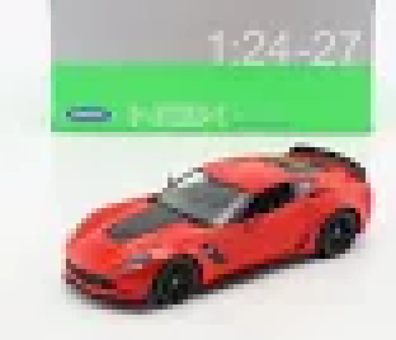 Welly 1:24 2017 Chevrolet Corvette Z06 Kırmızı