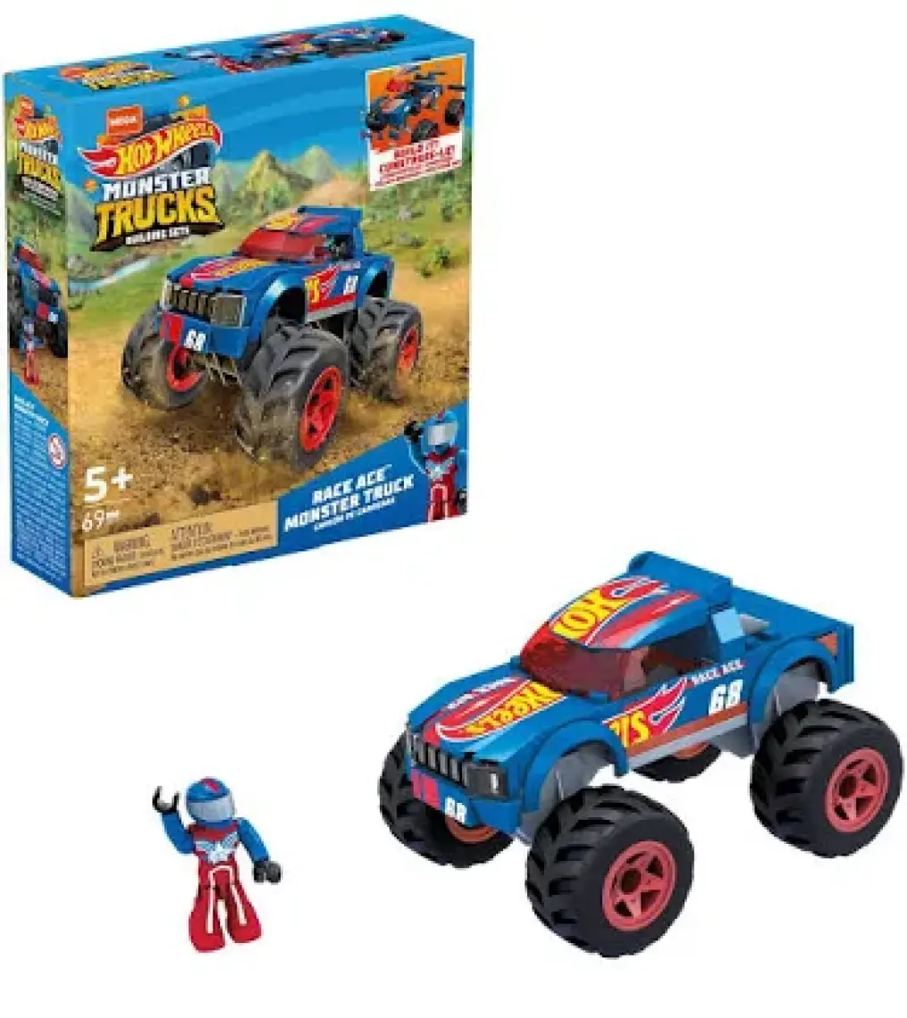 Hot Wheels Hot Wheels Mega Hot Wheels Race Ace Monster Truck HDJ93