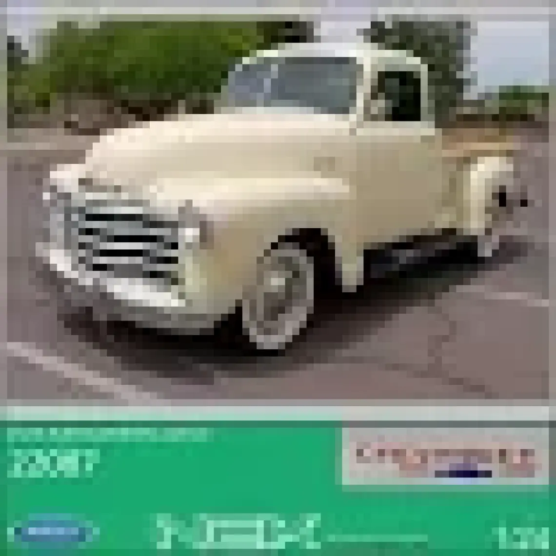 Welly 1:24 1953 Chevrolet 3100 Pick Up Model Araç