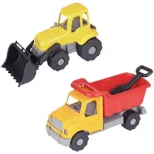 Ketsan Sağlam Plastik 2'li Yol Seti Kamyon ve Traktör - KS-762