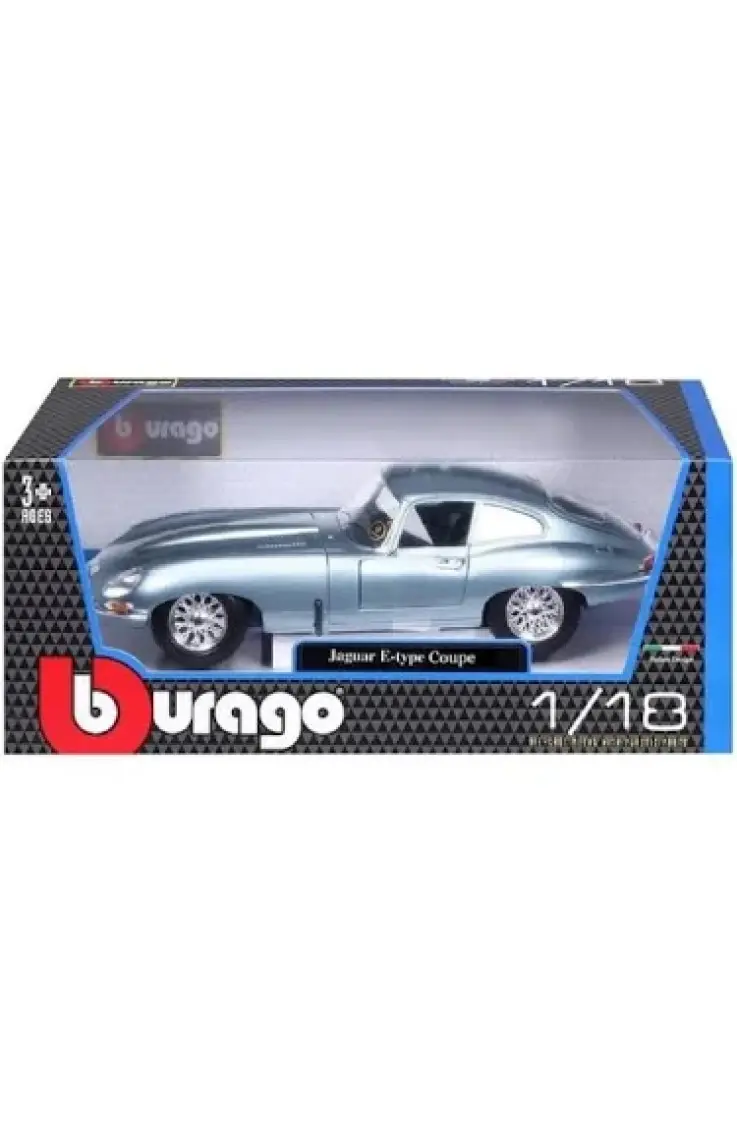 Burago Jaguar E Coupe (1961) (Gri)