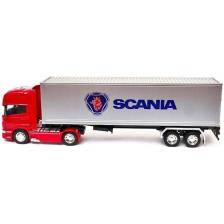 Welly Metal Scania V8 R730 Dorseli Tır 1-32 Ölçek 55 Cm