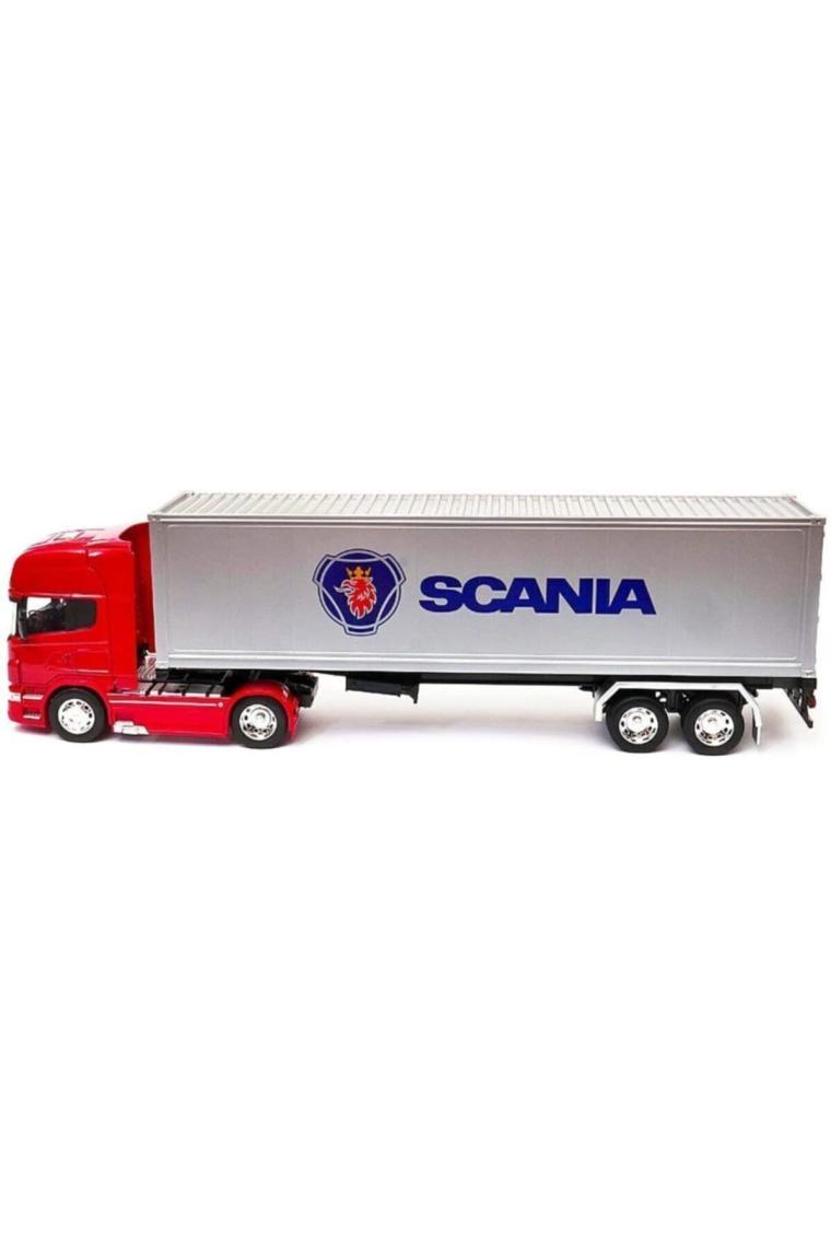Welly Metal Scania V8 R730 Dorseli Tır 1-32 Ölçek 55 Cm