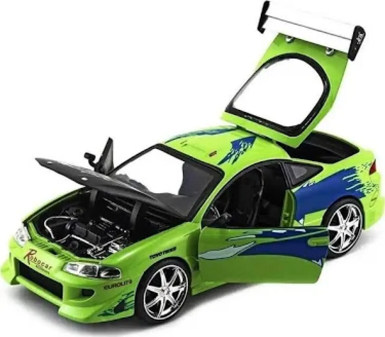 Jada Toys 1/24 Ölçek Fast and Furious Brian's Mitsubishi Eclipse Model Araba