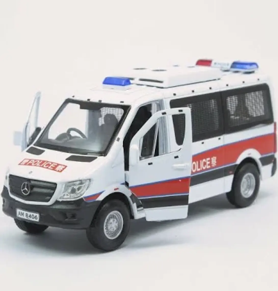 Welly 1:38  Mercedes Sprinter Travelline Camlı Lacivert