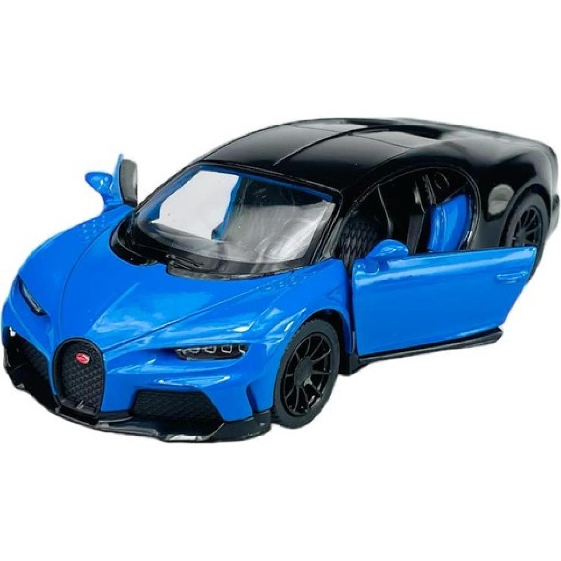 Kinsmart Bugatti Chiron Supersport 1:38 Mavi Çek Bırak Model Araba