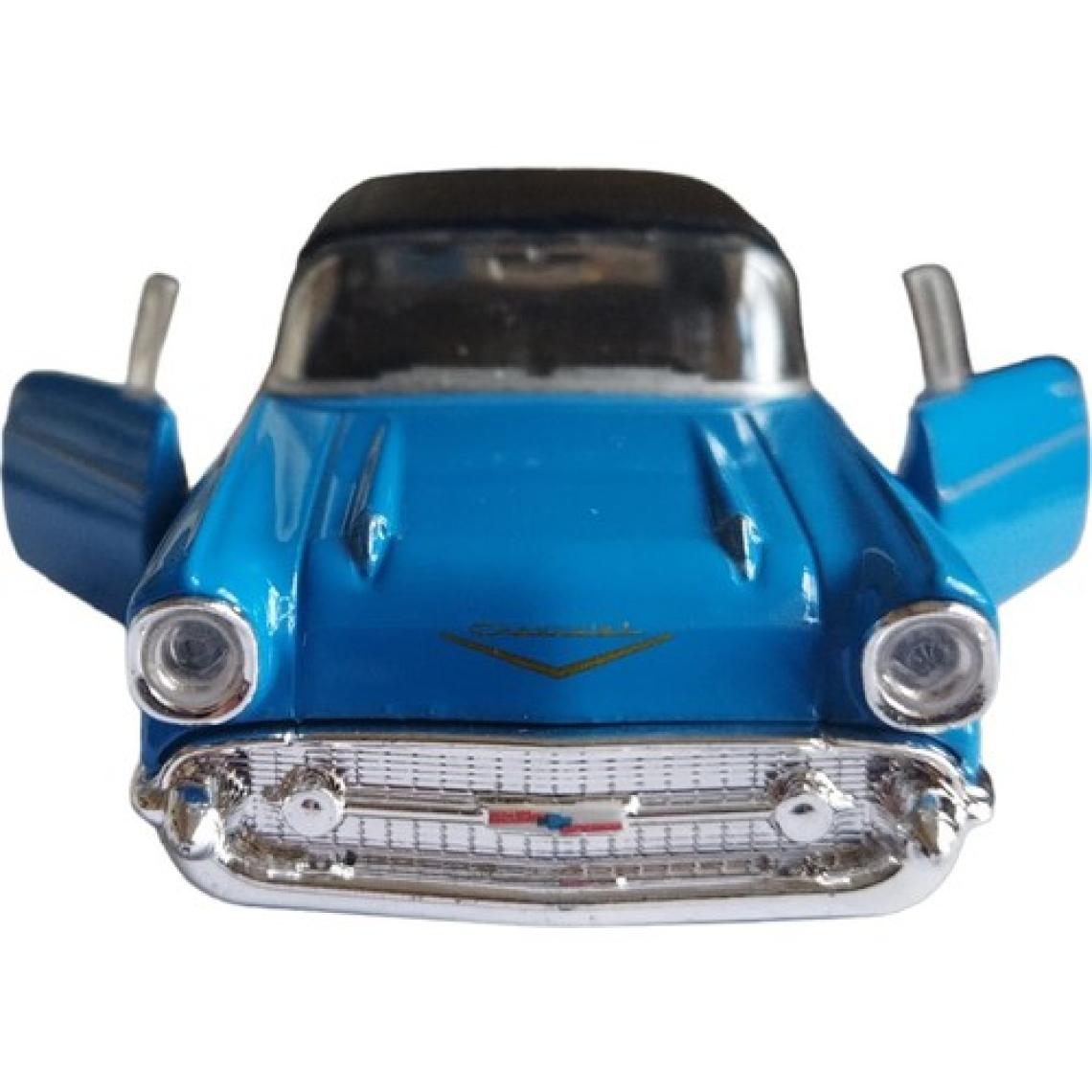 Welly Lisanslı 1957 Chevrolet Bel Air Çek Bırak Model Metal Araba (1:34)