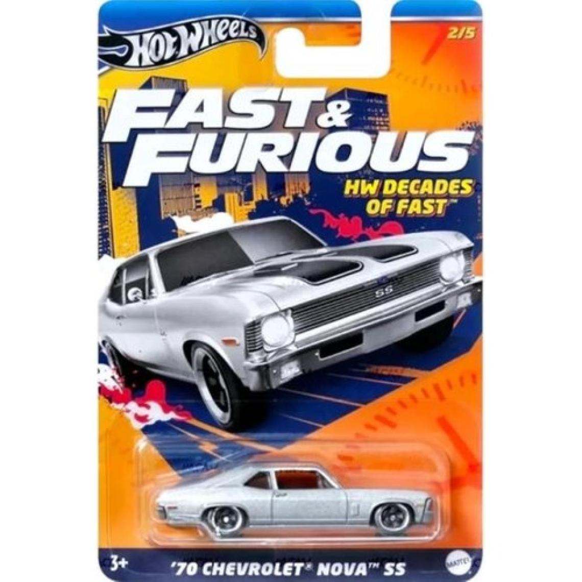 Hot Wheels Fast & Furious '70 Chevrolet Nova Ss HRW42