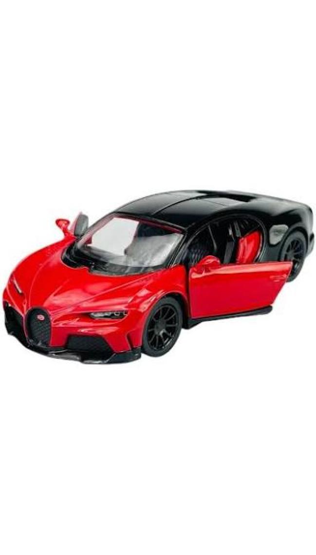 Kinsmart Bugatti Chiron Supersport 1:38 Kırmızı Çek Bırak Model Araba