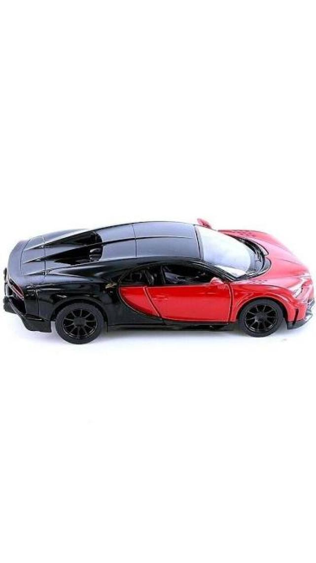 Kinsmart Bugatti Chiron Supersport 1:38 Kırmızı Çek Bırak Model Araba