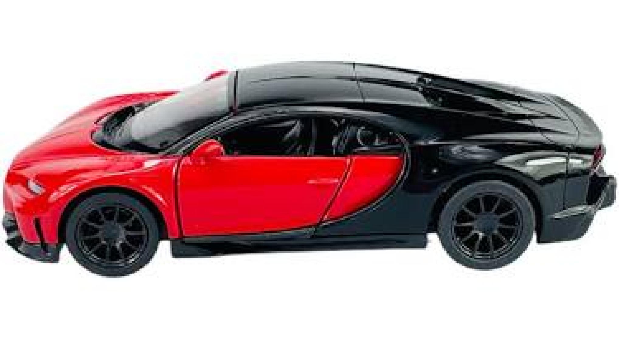 Kinsmart Bugatti Chiron Supersport 1:38 Kırmızı Çek Bırak Model Araba