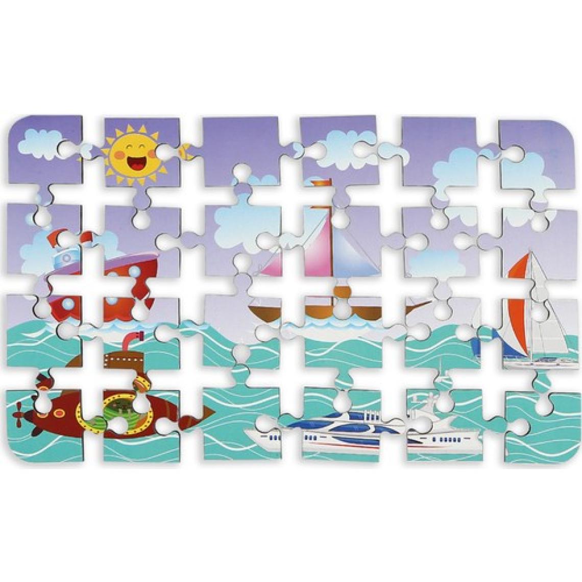 Maketçiniz Deniz Araçları 24 Parça Ahşap Puzzle