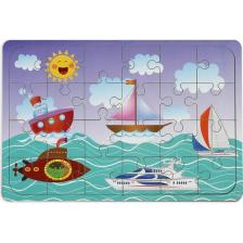 Maketçiniz Deniz Araçları 24 Parça Ahşap Puzzle