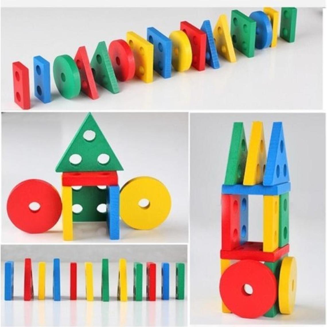 Woody Life Ahşap Geometrik Şekiller Eğitici Zeka Geliştiren Çocuk Oyuncak