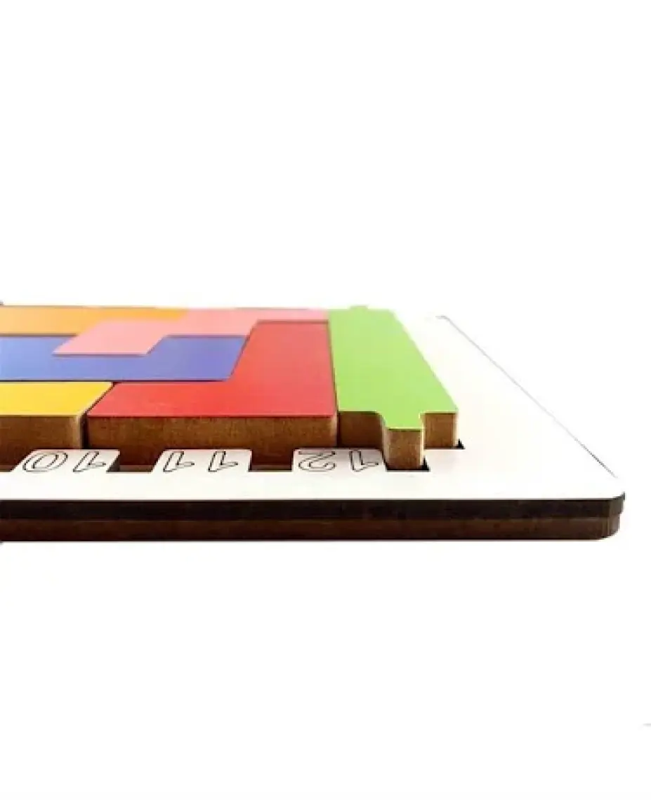 Hamaha Ahşap Tetris Eğitici Oyun Seti