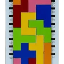Hamaha Ahşap Tetris Eğitici Oyun Seti