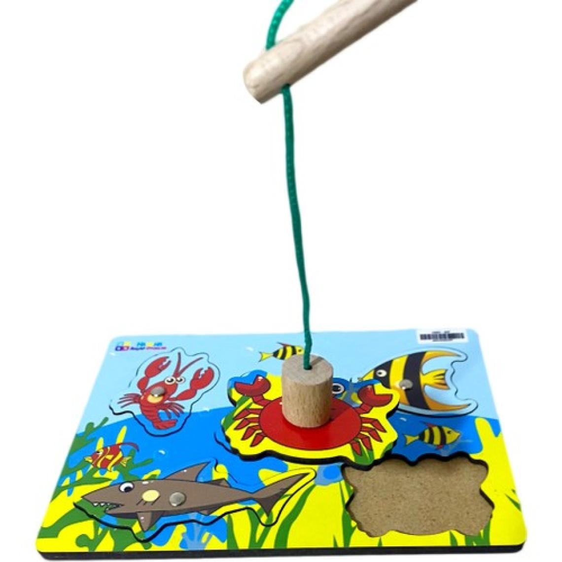 Hamaha Ahşap Balık Tutma Puzzle