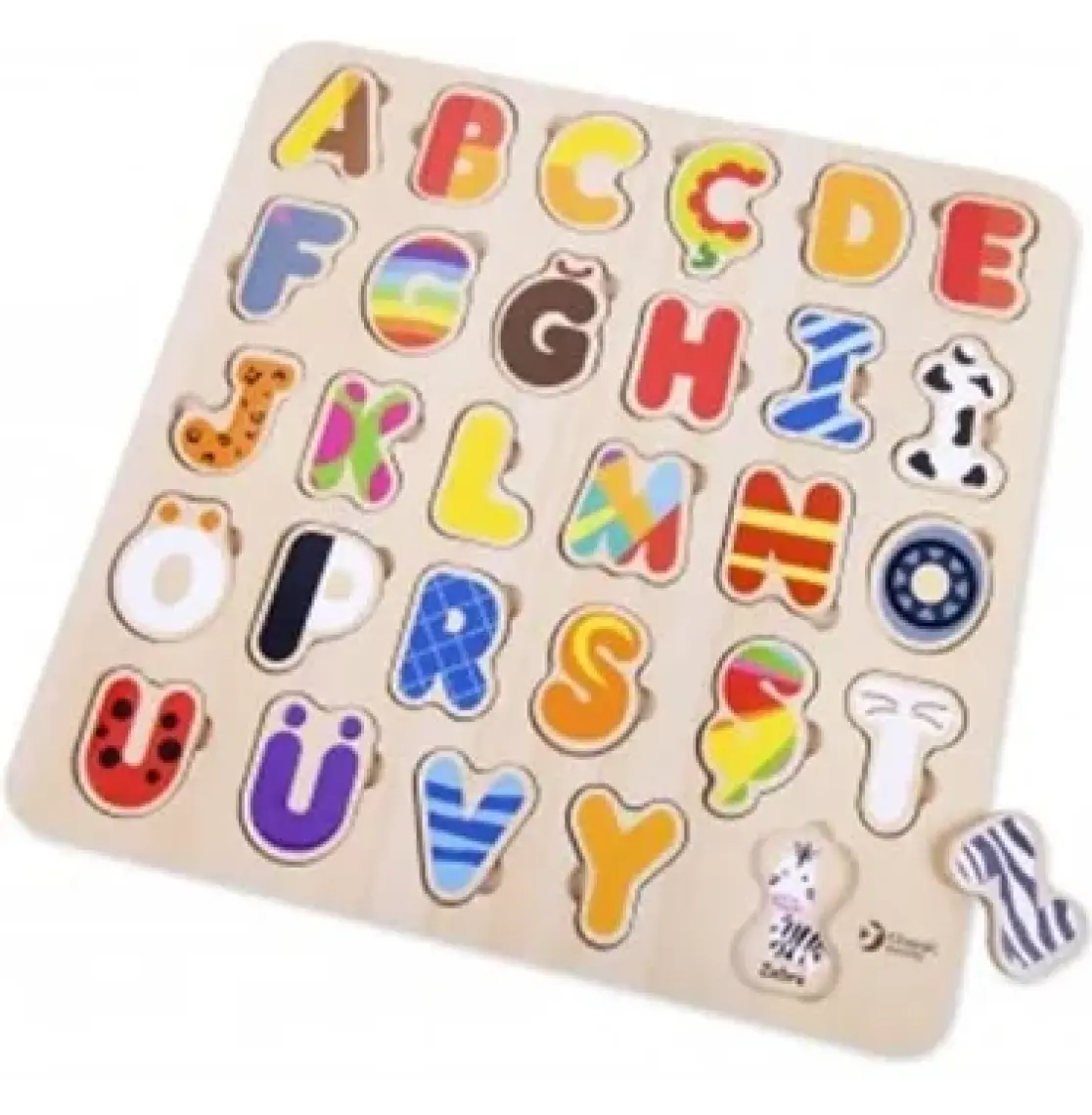 Rossie Ahşap Türkçe Alfabe Yapboz