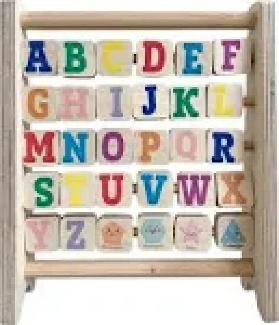Bemi Montessori Ahşap Alfabe Abaküs