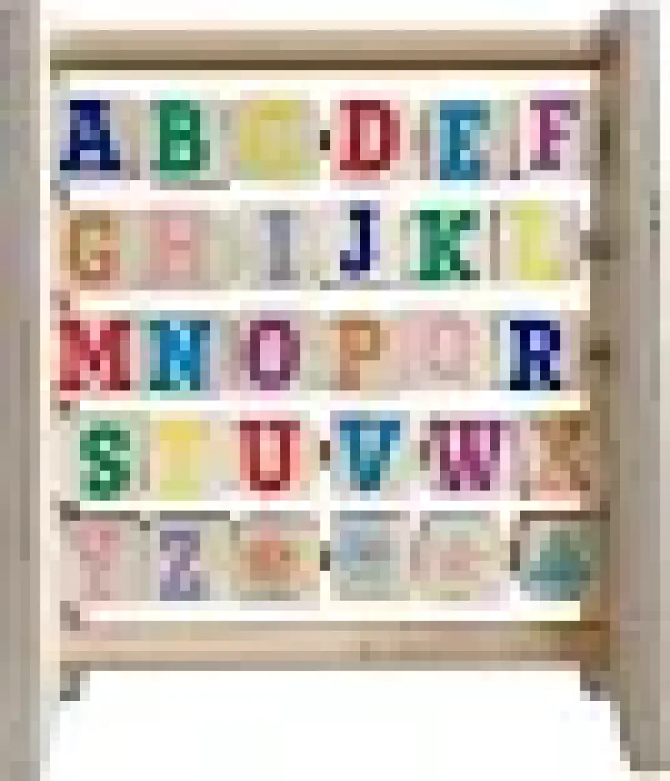 Bemi Montessori Ahşap Alfabe Abaküs