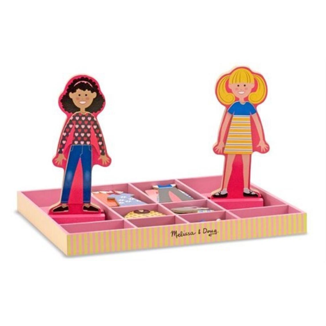 Melissa&Doug Ahşap Mıknatıslı Giydirme - Abby İle Emma